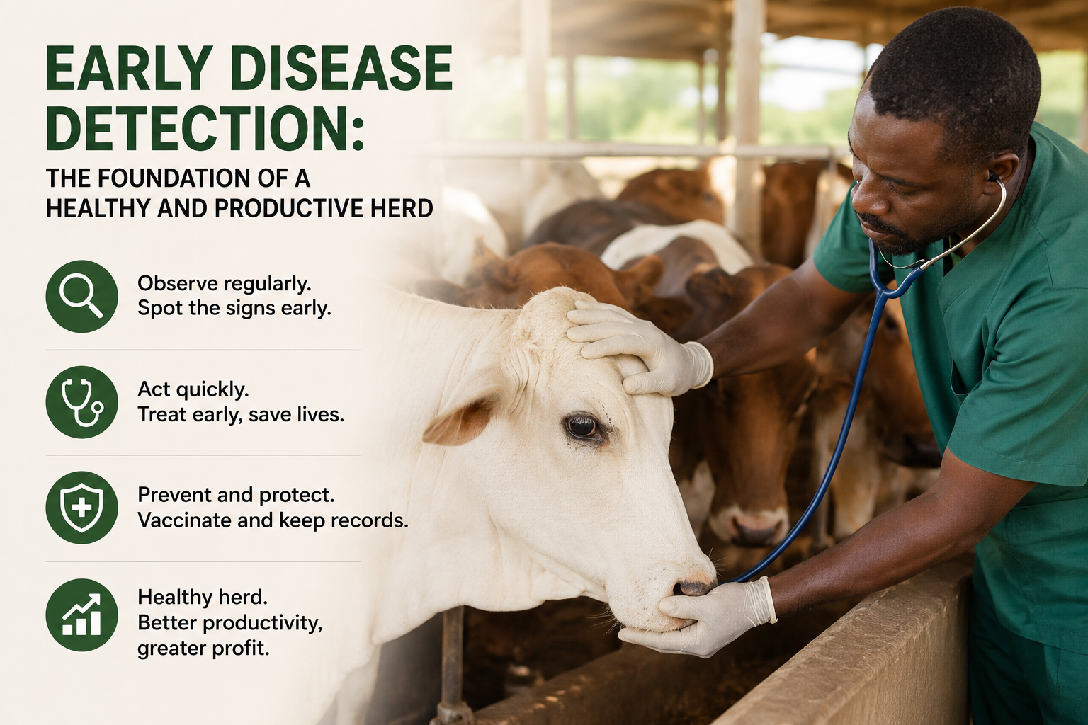 EARLY DISEASE DETECTION: THE FOUNDATION OF A HEALTHY AND PRODUCTIVE HERD